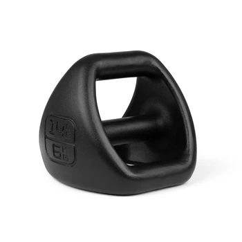 Багатофункціональний обтяжувач YBELL® PRO - гантель, гиря, упор для віджимань з чавуну , 6 кг ( 101-PRO-6-C)