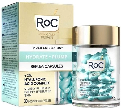 Serum do twarzy ROC Multi Correxion Hydrate + Plump w kapsułkach 30 szt (1210000800336)