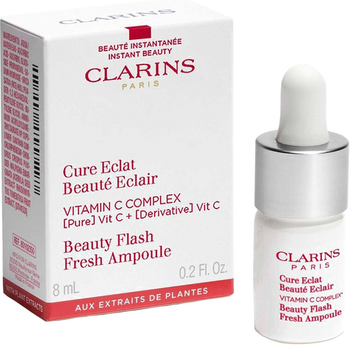 Serum do twarzy Clarins Beauty Flash Fresh Ampoule Vitamin C 8 ml (3666057195198)