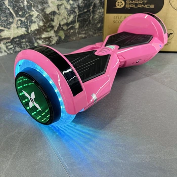 Гироборд SMART BALANCE U8 Infinity 2024 Розовый глянец с Bluetooth колонкой и LED – подсветкой колес