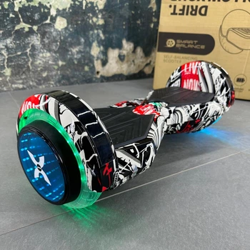 Гироборд SMART BALANCE U8 Infinity 2024 Пират с Bluetooth колонкой и LED – подсветкой колес