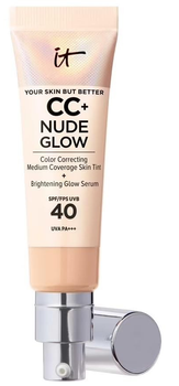 СС-крем It Cosmetics Nude Glow Lightweight Foundation Light Medium SPF 40 32 мл (3605972653444)