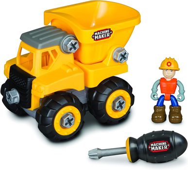 Ciężarówka budowlana do skręcania Nikko Machine Maker z figurką (0194029400115)