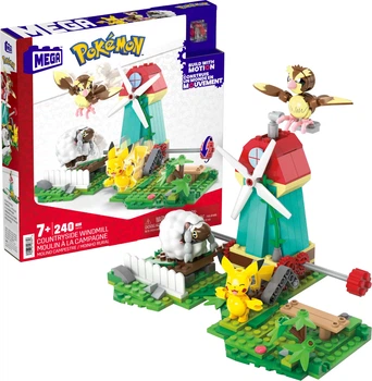 Конструктор Mega Pokemon Сільський вітряк 240 деталей (0194735107858)