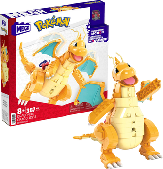 Конструктор Mattel Mega Pokemon Dragonite 387 деталей (0194735107919)