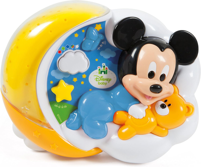 Zabawka z lampką nocną Clementoni Baby Mickey Magic Stars Projector (8005125171088)