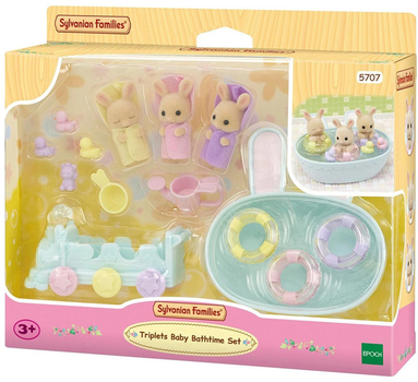 Ігровий набір Sylvanian Families Triplets Baby Bathtime (5054131057070)