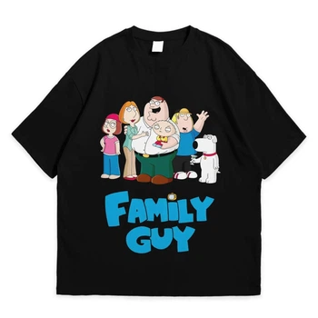 Футболка с принтом Гриффины Family Guy XL Черный Ф Мульт011-Ч XL