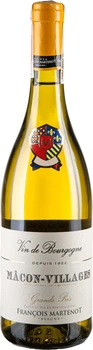 Вино Francois Martenot Macon Villages Blanc Grands Pres біле сухе 0.75 л (3120581438188)