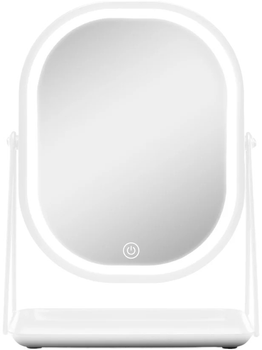 Дзеркало косметичне Gillian Jones Mirror With Led Light and Tray White (5713982011487)