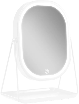 Lusterko kosmetyczne Gillian Jones Mirror With Led Light and Tray White (5713982011487)