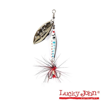 Блесна вращающаяся Lucky John TRIAN BLADE LONG 6.0г / 003,LJTBL6-003
