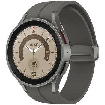 Смарт-годинник Samsung Galaxy Watch 5 Pro 45mm BT (1.40", 450x450, 16 GB, Wear OS, BT 5.2) ) Gray Titanium (Grade C) - Б/В