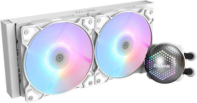 Zalman Система жидкостного охлаждения ALPHA 24 WHITE, LGA1700, 2066, 2011-V3, 2011, 1200, 115X, AM5, AM4, AM3,