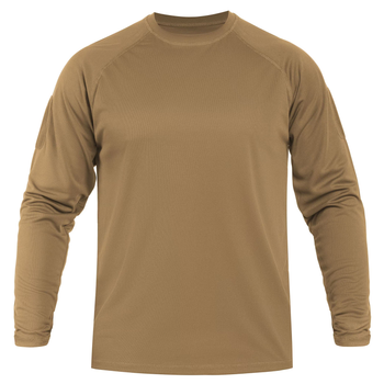 Футболка з довгим рукавом швидковисихаюча TACTICAL LONG SLEEVE SHIRT QUICKDRY 3XL DARK COYOTE