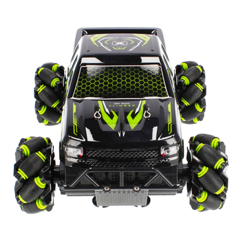 Jeep zdalnie sterowany Mega Creative RC FF LAD USB Czarno-zielony (5908275178057)