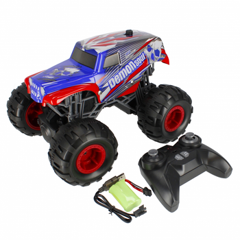 Buggy zdalnie sterowany Mega Creative RC FF LAD Czerwono-niebieski (5904335846881)