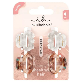 Набор шпилек-крабов для волос InvisiBobble Clipstar Petit Bijoux 4 шт