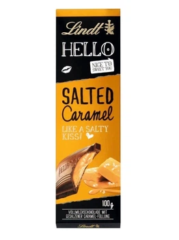 Шоколадка со вкусом соленая карамель Lindt Hello Salted Caramel 100 гр