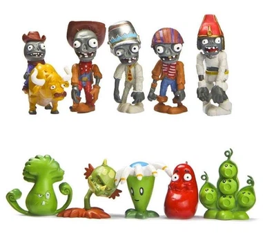 Ігровий набір Plants vs Zombies F2a 10 Героїв фігурок Рослини проти зомбі Іграшка