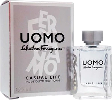 Мініатюра туалетної води для чоловіків Salvatore Ferragamo Uomo Casual Life 5 мл (8052086373099)