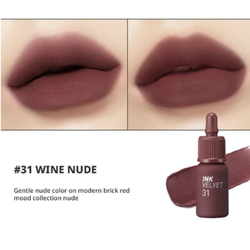 Тінт для губ Peripera Ink Velvet Матовий, 4 г #31 Wine Nude