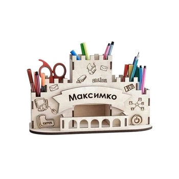 Настольный органайзер для хранения вещей DecorWood 23х10х20см