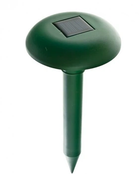Отпугиватель грызунов кротов Solar pest reppeler ультразвуковой на солнечной батарее 16х45 см