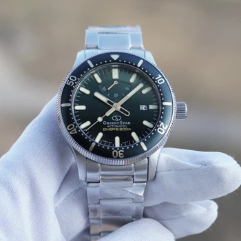 Часы Orient Star Green Dial RE-AU0307E00B Diver 200M Automatic