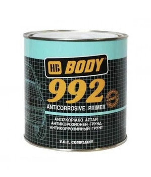 Грунт алкидный антикоррозийный HB BODY 992, 1 кг Черный