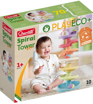 Zestaw zabawek Quercetti Play Eco Wieża spiralna (8007905865002)