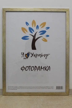 Фоторамка 30Х45, золотистый, 1611-469-3, СТЕКЛО + ДВП