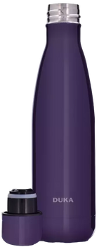 Пляшка Duka FLASKA нержавіюча сталь фіолетова 250 мл (5901912178793)