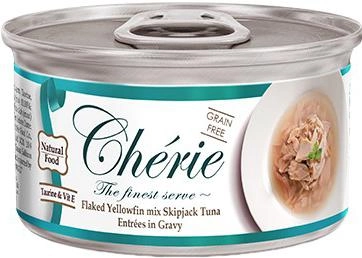Вологий корм для котів Pettric Cherie мікс тунця в соусі 80 г (4712937600319)