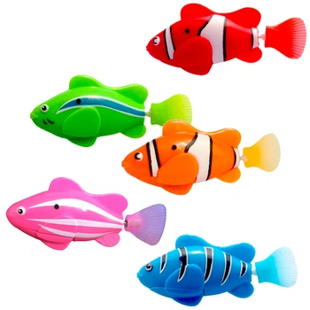 Интерактивная игрушка ZURU Robofish активируемая водой, набор из 5 шт разных цветов Разноцветный (1014-137-00)