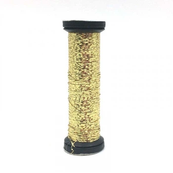 Металізована нитка Kreinik Blending Filament золотий супер-блиск (002HL)