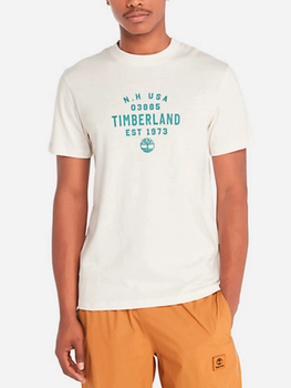 T-shirt męski bawełniany Timberland TB0A5UF7 XXL Biały (194903902490)