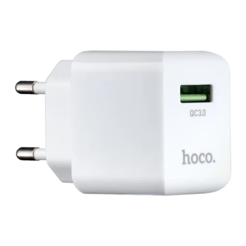 СЗУ Hoco C98A Proton single port QC3.0 charger(EU) White