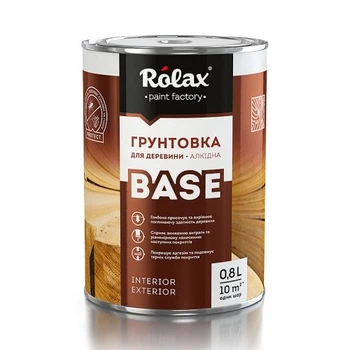 Грунтовка алкидная Rolax "BASE" 0,8л