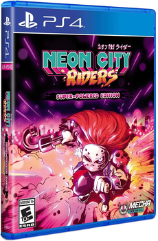 Гра PS4 Neon City Riders SuperPowered Edition (диск Blu-ray) (0819976024572)