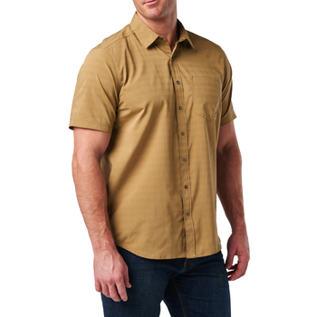 Рубашка тактическая 5.11 Tactical® Aerial Short Sleeve Shirt M Elmwood