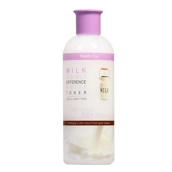 Увлажняющий и осветляющий тонер с экстрактом молока FarmStay Visible Difference White Toner Milk 350 ml