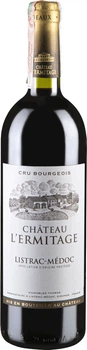 Вино Chateau L'Ermitage Listrac-Medoc червоне сухе 0.75 л (3469442016029)