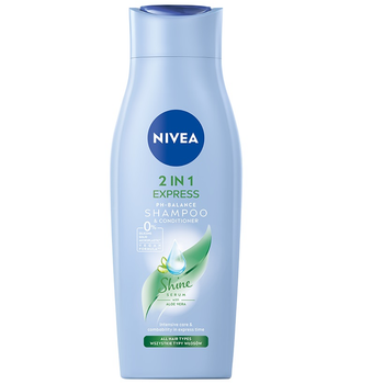 Шампунь для волосся Nivea Express м'який з кондиціонером 2 в 1 400 мл (9005800223261)