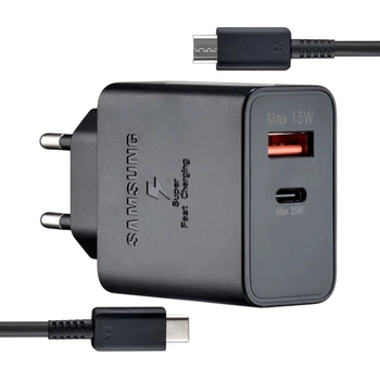 СЗУ Samsung S22 35W With Cable Type-C to Type-C High Copy Black