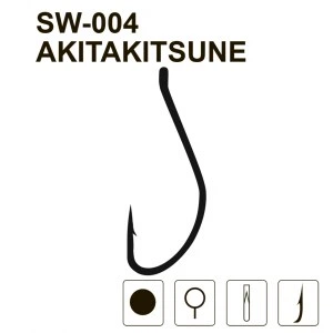 Крючки MiniMax Akitakitsune SW-004 # 4 BLN 10шт. ring