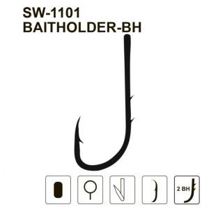 Крючки MiniMax Baitholder- Bh SW-1101 #10 BLN 5шт. ring