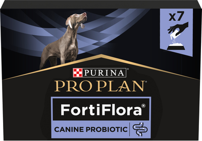 Пробиотик для взрослых собак и щенков Purina Pro Plan FortiFlora для здорового пищеварения и укрепления иммунитета 7 х 1 г (8445290041210)