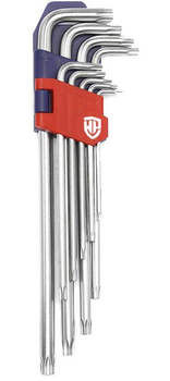 Набор ключей шестигранных метрических с длинным рычагом Workpro PRO TORX S2 9 шт (WP222003)