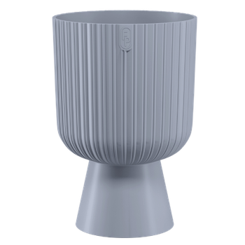 Горшок для цветов Form-Plastic Keli Мика Петит 3,7 л 18 см, Цвет Платина
